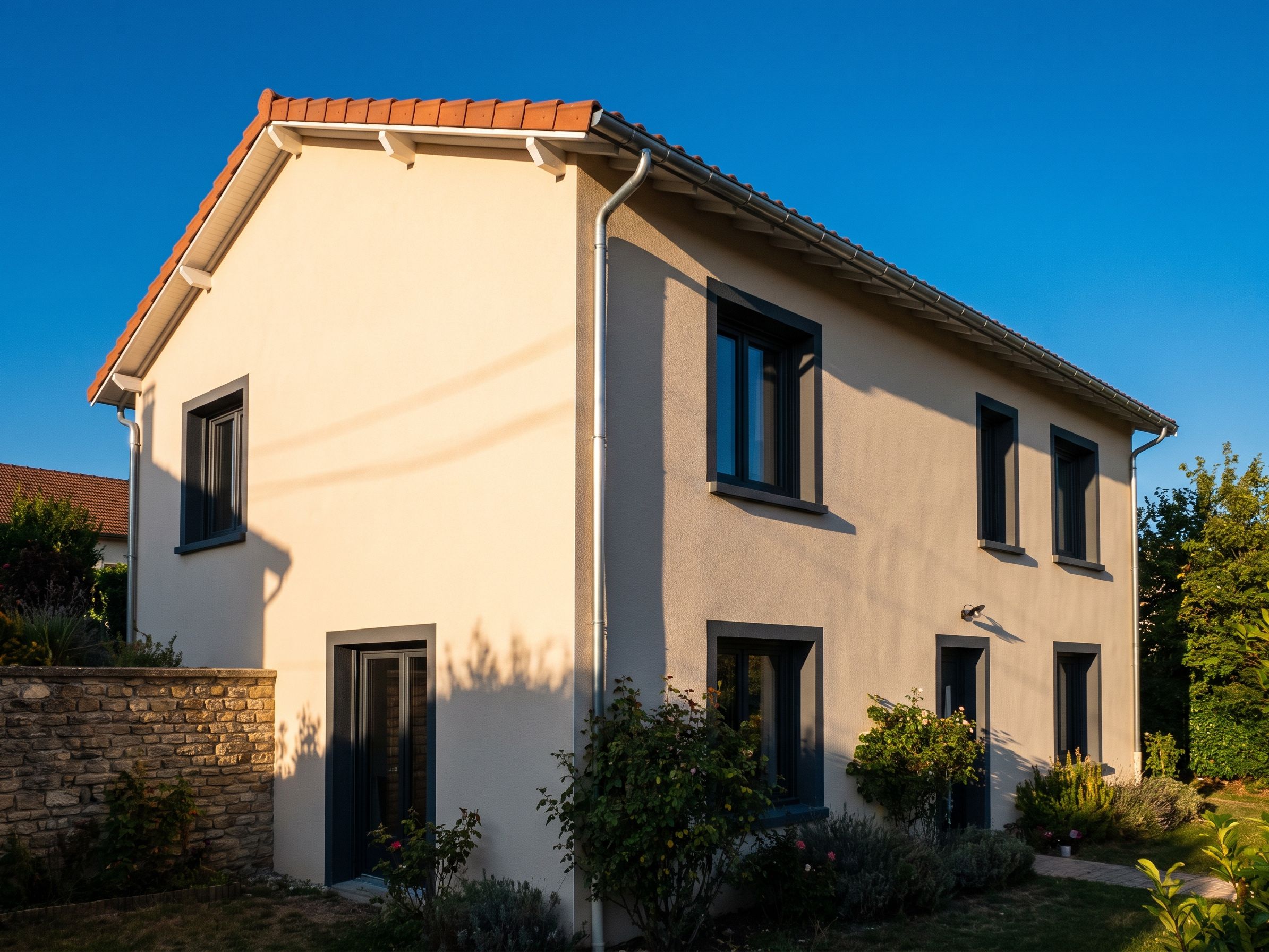 Exemple de mise en page — ravalement de façade de pavillon